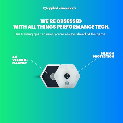 Sports Reaction Agility Lights Training Kit Improves Reaction Time & Agility for Athletes, Physical Therapists & Fitness Trainers. Great for Soccer, Tennis, Football, and Basketball. Free App.