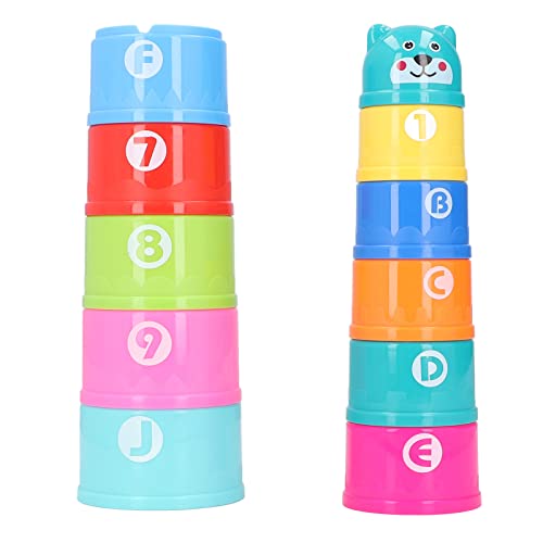 La Mejor Selección de Apilables , listamos los 10 mejores. 50 Eujgoov 11 Uds 36M + Juego de Tazas Apilables, Juego de Juguetes para Niños, Taza Apilable Divertida Educativa, Tazas Apilables de Baño, Tazas Apilables Digitales de Oso