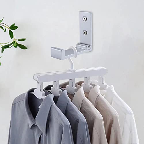 Folding Coat Hooks，4Pcs Wall Hooks For Hanging Backpack Coat Kitchen Towel Hook， Backpack Wall Hooks Heavy Duty， Aluminum Alloy Headphone Holder Hooks No Rust Wall Mounted For Hat Bags Jackets #TOP2