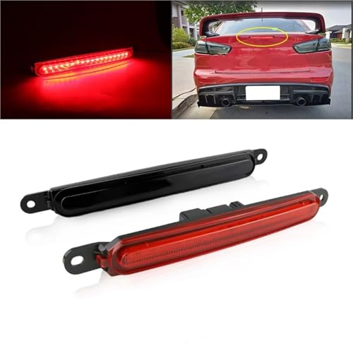 Tercera luz de freno para Mitsubishi Lancer 2008-2016 lente ahumada roja OEM 8334A065 4