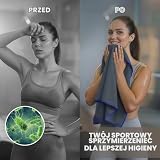 Ręcznik sportowy Zenacross z mikrofibry, 5 szt., 40 x 77 cm – Ręcznik sportowy do kulturystyki i na siłownię – Szybkoschnący i ultrachłonny – Szary