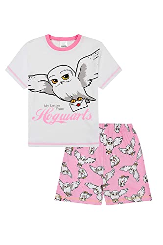 Pyjama Harry Potter Fille – T-shirt Manches Longues Bordeaux Et Pantalon Gris étoilé, Licence Officielle, Pour Fan De Poudlard