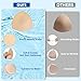 Geckowi Waterproof Swimsuit Bra Inserts Pads 3 Pairs Removable Bathing Suit Insert 3 Pairs Bikini Push up Inserts for Women C/D Cup