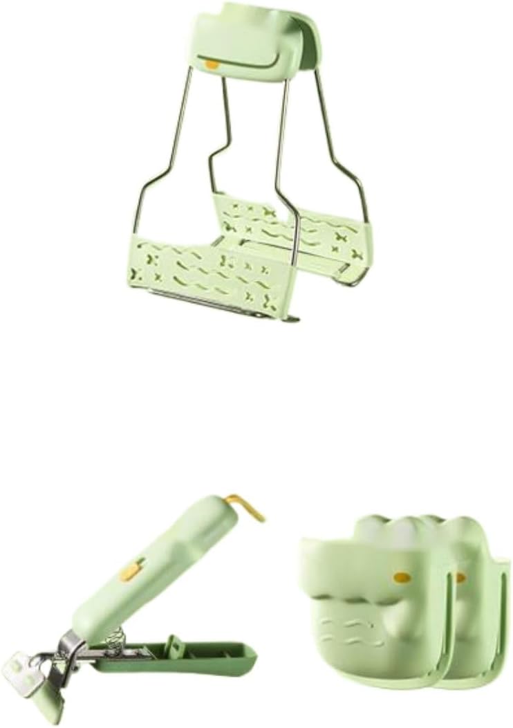 取碗夹防烫夹 Kitchen Hot Dish Bowl Plate Clip,盘子夹防滑提盘器蒸锅蒸菜夹子厨房碗碟夹碗器-【最全厨房神器搭配】防烫4件套