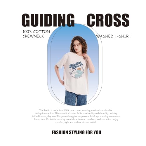 Graphic Tees Summer Women Men Cotton Novelty Classic Oversized Crew Neck Darkness Christian Washed T-Shirt3