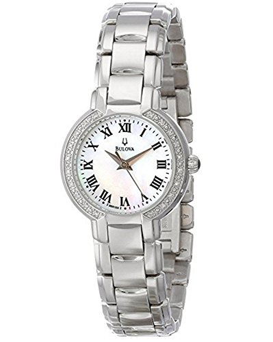 (�u���[�o)Bulova �r���v ���f�B�[�X Women`s 96R159 Classic Stainless Steel Diamond-Accented Watch[���s�A���i]gellmoll