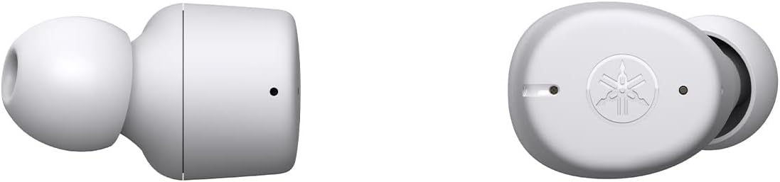 YAMAHA TW-E3C True Wireless Earbuds with Ambient Sound, Clear Voice Calling, Gaming Mode (Gray), Small