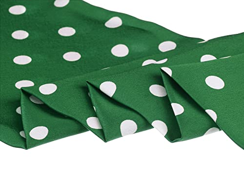 Allegra K Women Retro Polka Dots Skinny Scarf Neck Scarves Wrap Long Neckerchief Hair Band4