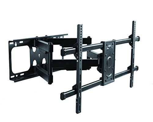 Elite Mount - Heavy Duty Dual Arm Articulating Tv Wall Mount Bracket For Samsung Un65Nu9000 With Reduced Glare - Buy Smart! #TOP2
