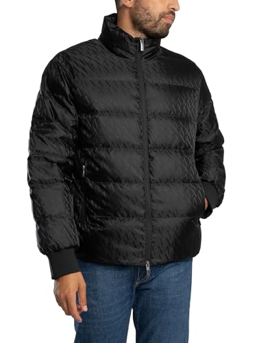 Armani Exchange Men's Jacquard Down Puffer Jacket2