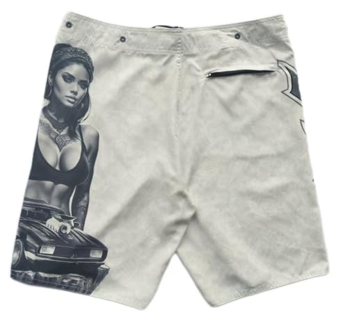 Men's Swim Shorts/Men's Swim Trunks/Quick Dry/Printed with Pockets/Casual Hawaiian Se/Surf Beach2