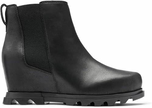 Miniatura 2 de SOREL Botas Chelsea Joan of Arctic Wedge III para mujer, botas de cuña de cuero impermeables