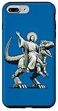 Humorous Christian Jesus Prehistoric Dino Riding