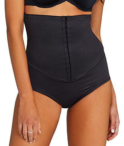 Miraclesuit Inches Off Extra Firm Control Waist Cincher, L, Black