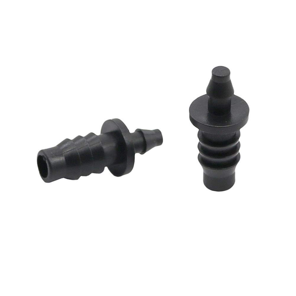 Bouchon d'extrémité barbelé et raccordement pour tube d'irrigation goutte-à-goutte 8mm