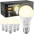 TJOY LED Light Bulbs, 100 Watt Equivalent A19 Lightbulbs, 15W Soft Warm White 2700K, Bright Energy Efficient LED Bulb, E26 Standard Base 1500 Lumens Non-Dimmable Lamp for Home Indoor House, 6 Pack