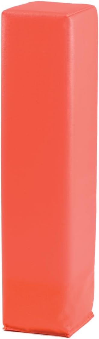 Champion Sports Line and End Zone Plyon Set - Vinyl with Weighted Bottom Pylon Set - Orange