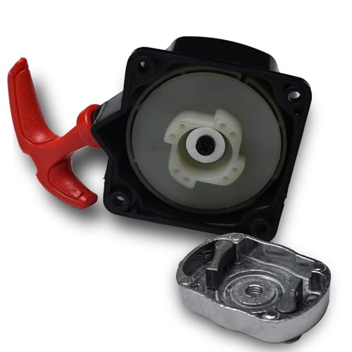 CWTD Recoil Pull Starter with Claw Pawl Cog for Lawnmower Strimmer Brush Cutter 47cc 49cc