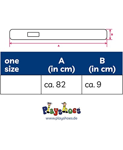 Playshoes Unisex Kinder Fleece-Steckschal Winter-Schal, grau Kuschelfleece, one size