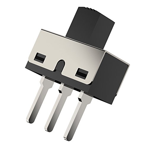 Diyhz 20Pcs Vertical Slide Switches Micro High Knob 3 Pin 2 Position 1P2T Spdt Panel Mount Ac 125V 2A #TOP1