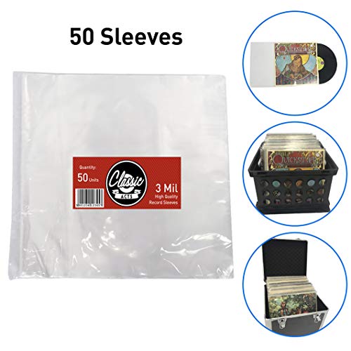 Classic Acts Vinyl Record Sleeves Protect Your Album Covers - LP Sleeves Fit
