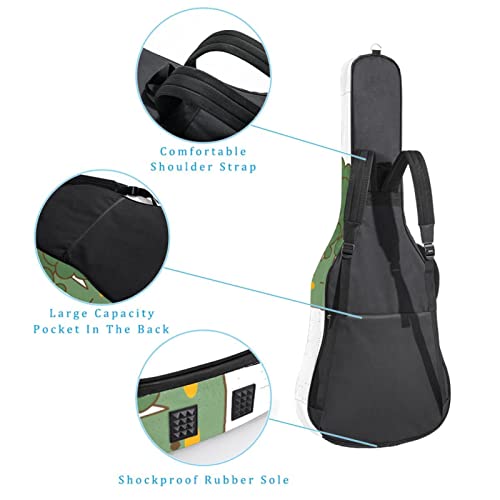 Housse de guitare acoustique en brocoli mignon 1 cm d’épaisseur rembourré housse de guitare étanche sac de transport 40… - Les Beatles, Paul McCartney, John Lennon, RIngo Starr, George Harrison Housse de guitare acoustique en brocoli mignon 1 cm d'épaisseur rembourré housse de guitare étanche sac de transport 40… – Image 4