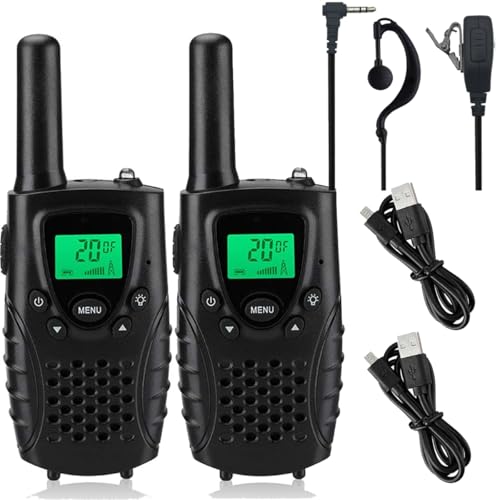 Amazon | 特定小電力トランシーバー T38, 充電式 2台セット,イヤホン