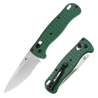 FLISSA Taschenmesser Klappmesser, AUS-8 Edelstahl, Scharfes Outdoor Messer mit Taschenclip, Klappbares Taschenmesser EDC Messer für Outdoor Jagd Camping, Grün