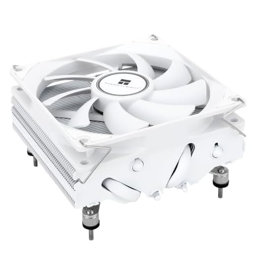 TR-Thermalright AXP90 X47 White CPU-Kühler-47mm Höhe, leiser 92mm Low Profile Lüfter-2700U/min, für AM4/AM5,Intel LGA1851/1700/115x/1200,Niedriges Profil ITX PC Kühler-Weiß