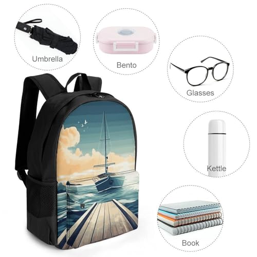 Mochila casual para senderismo liviana unisex miniatura 4