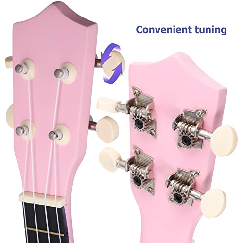 Milisten XLJ164217FC648MCRKK Wooden Ukulele Soprano Ukulele For Kids, Ukulele Acoustic Small Guitar, Basswood Ukulele thumb #8