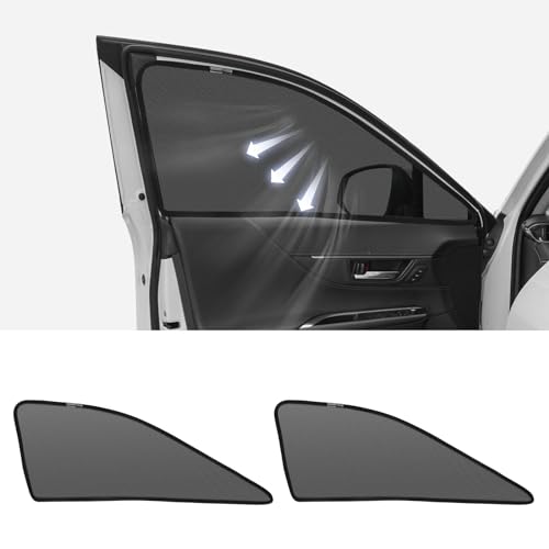 ハリアー 80系 専用 メッシュカーテン 車種専用 サンシェード Harrier 80 サイド用 遮光カーテン 遮光 日除け 日焼け防止 UVカット メッシュサンシェード マグネット式 日差し 虫よけ 通気 運転席 助手席 アクセサリー カスタム パーツ