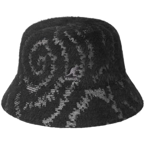 Kangol Static Spin Lahinch Fischerhut, Pfingstrosenrosa/Electric Pink/XL, Schwarz/Dunkelgrau, M