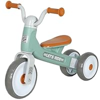AIYAPLAY Baby Balance Bike for 1-3 Years Boys Girls, Toddler Balance Bike with No Pedal, 3 Silence Wheels, Safe Limited Steer, for Indoor Outdoor Riding, Green