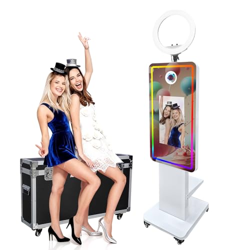 Kinect Moment 21.5" Touchscreen Magic Mirror Photo Booth,Featuring A Built-in