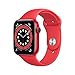 Produktbild Apple Watch Series 6 (GPS, 44MM) Aluminiumgehäuse (PRODUCT)RED mit (PRODUCT)RED Sportarmband (Generalüberholt)