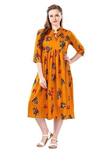 Image of AV2 Women's Rayon Relaxed Fit A Line Maternity Wear