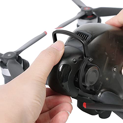 Fpv Gimbal Bumper For Dji Fpv Drone Accessories Ptz Protect Bar Aluminum Alloy Camera Anti-Collision (Black) #TOP3