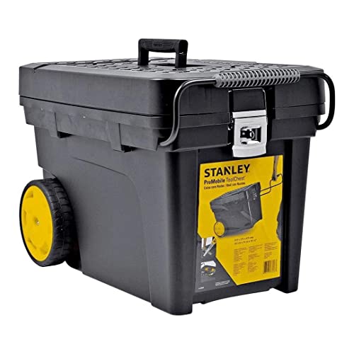 Stanley Caixa de Ferramentas Contractor, Caixa Fabricada em Polipropileno com Fechos em Aço Carbono, Modelo STST33027, Capacidade de 53L