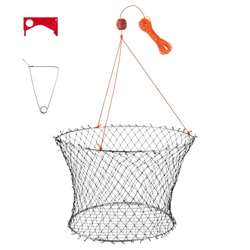 Filet à crabe avec jauge pour écrevisses et minnows de rivage
