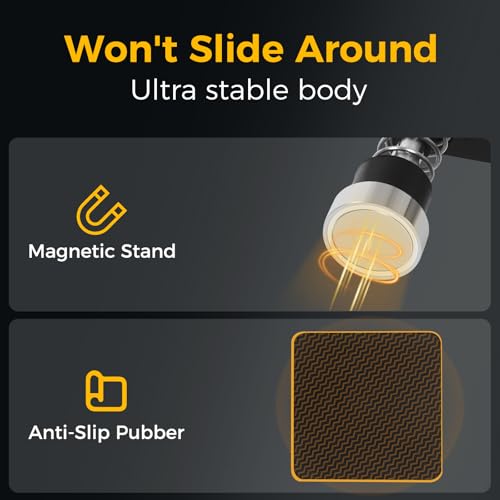 image for NOEVSBIG Magnetic Helping Hands Clamp Metal, Adjustable Third Hand Sol