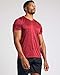 Real Essentials 5 Pack: Men’s V-Neck Dry-Fit Moisture Wicking Active Athletic Tech Performance T-Shirt Set 9, M, Pack of 5
