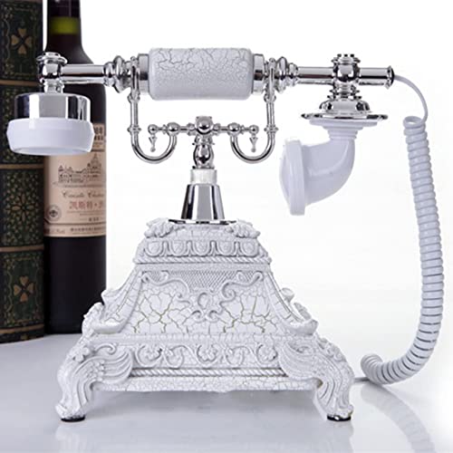 Téléphone fixe antique HJMMWT, objet de décoration classique haut de gamme en résine