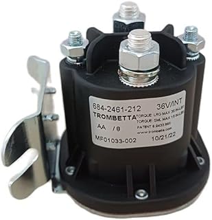 Hydraulic Pump Motor Contactor 684-2461-212 36V 150A Pump System Solenoid Relay Switch 36 Volt 150 Amp Electric Pallet Truck Stacker Forklift Material Handling Cart Scissor Lift Aerial Platform