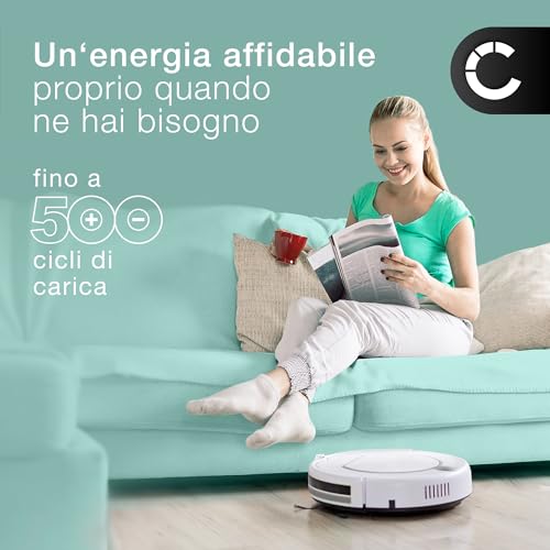 Cellonic, Batteria Per Aspirapolvere Compatibile Con Ultenic H18650CH-4S1P, D5S Pro, T10 Elite, TS1 (14.4V, 2600Mah) - 7