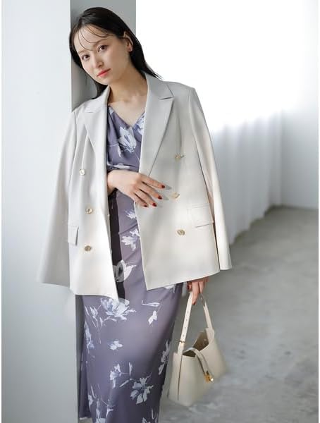 【極美品】  GOLF リーフプリント ワンピース L フラワープリントワンピース / GRACE CONTINENTAL | GRACE