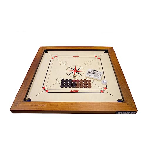 Preisvergleich Produktbild Carrom Board Synco Professional Turnier 74x74 Spielfäche Limited Edition- 2990