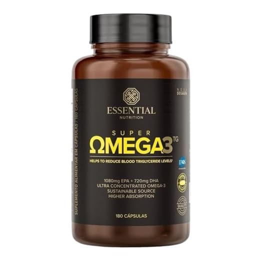 Super Omega 3 TG 180 Cápsulas 1000mg - Essential Nutrition