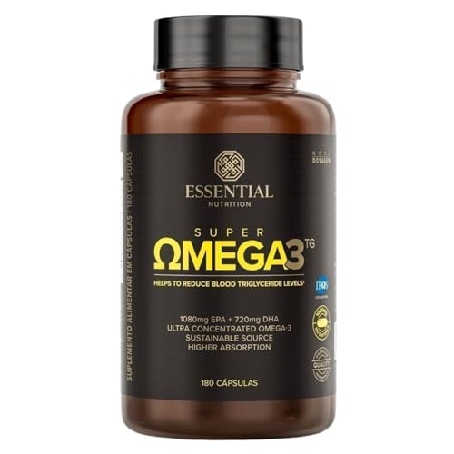 Super Omega 3 TG 180 Cápsulas 1000mg - Essential Nutrition