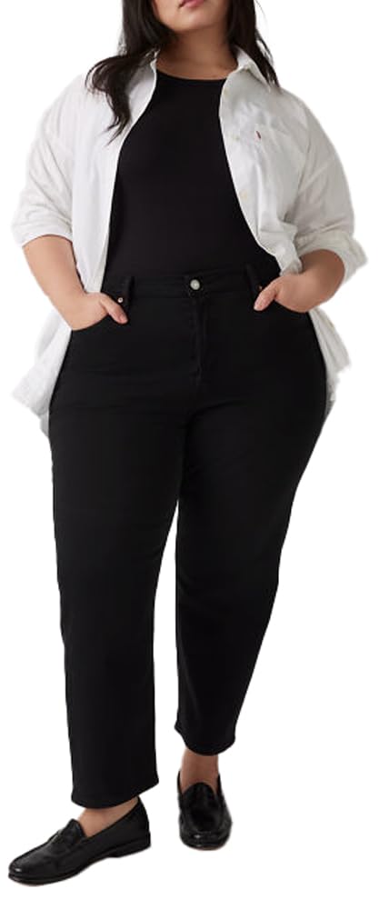 Levi's Women's Black 501 Crop Jeans - 28 Leg" Us Size 14/28 / Uk18/28